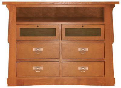 Aurora Crofter 4-Drawer TV Console