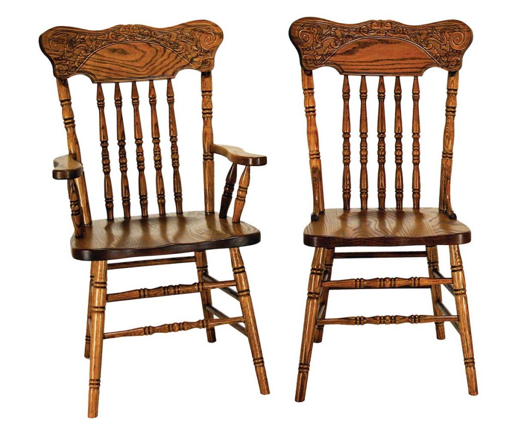 Press Back Chairs by Canal Dover Furniture