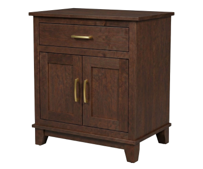 Bristol 1 Drawer - 2 Door Nightstand