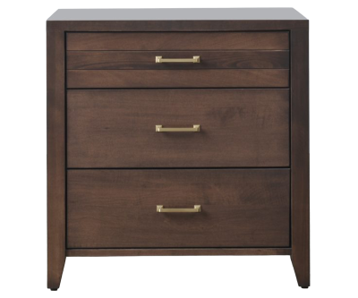 Leppke 3 Drawer Nightstand