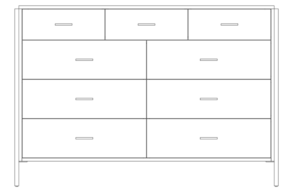 Piper 9Drawer Dresser by Canal Dover Furniture